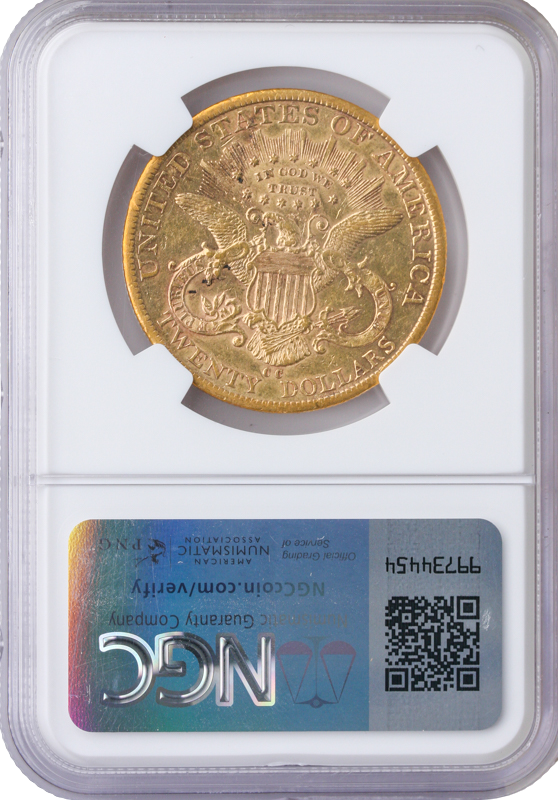1885-CC $20 Liberty NGC XF45