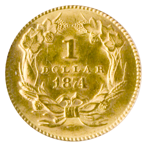 $1 Gold Type 1 Certified MS62 $1 Gold Type 1 Certified MS62