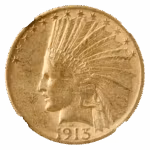 1913-S $10 Indian NGC AU55 CAC
