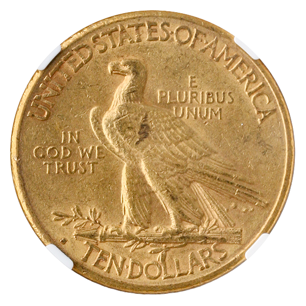 1913-S $10 Indian NGC AU55 CAC