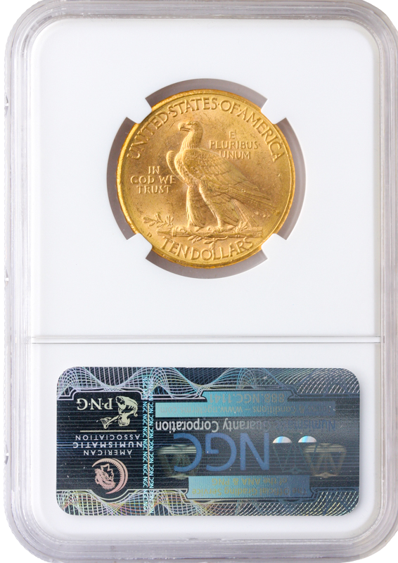 1909-D $10 Indian NGC MS63 1909-D $10 Indian NGC MS63