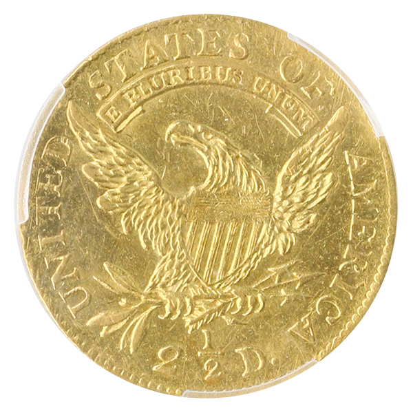 1808 $2.50 Capped Bust PCGS AU55 1808 $2.50 Capped Bust PCGS AU55
