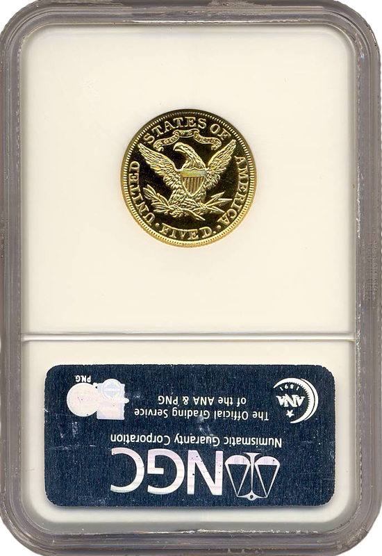 1903 $5 Liberty NGC PR67 Cameo CAC