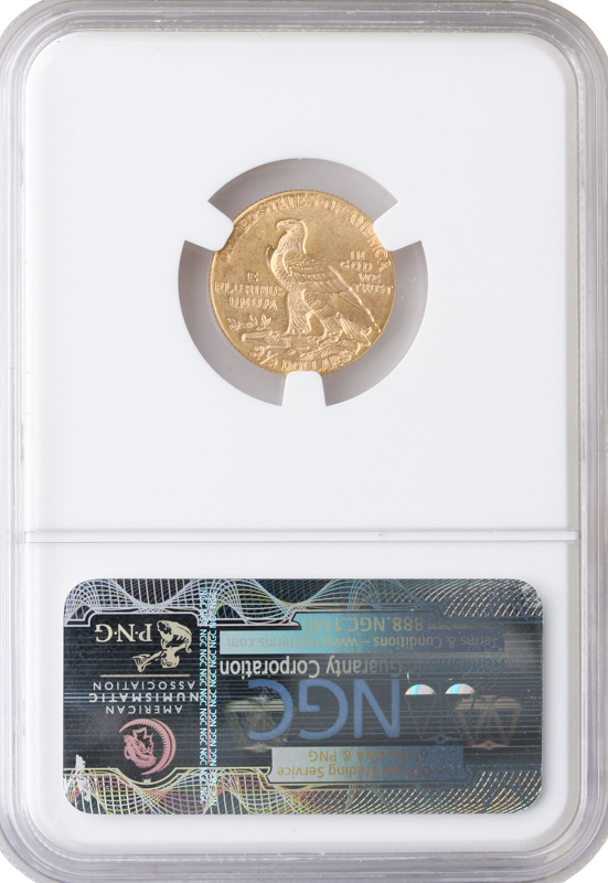 1914 $2.50 Indian NGC MS63 CAC