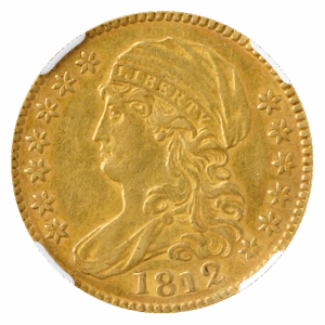 1812 $5 Capped Bust NGC AU55 CAC
