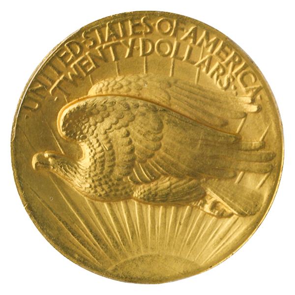 1907 $20 Saint Gaudens High Relief Wire Edge Gold Coin PCGS MS64 1907 $20 Saint Gaudens High Relief Wire Edge Gold Coin PCGS MS64