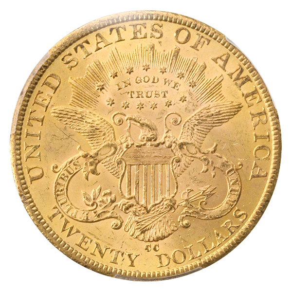 1884-CC $20 Liberty PCGS MS62 CAC