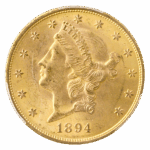 1894-S $20 Liberty PCGS MS63 CAC