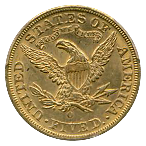 1893-O $5 Liberty PCGS MS63 CAC