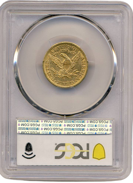 1893-O $5 Liberty PCGS MS63 CAC