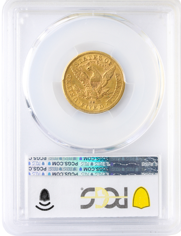 1879-CC $5 Liberty PCGS AU50 CAC