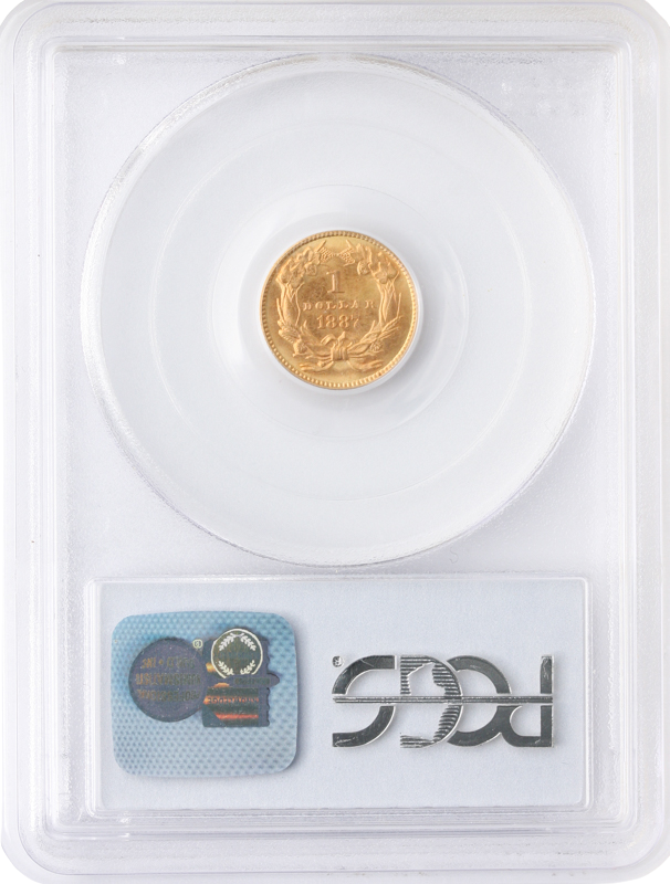 1887 Gold $1 Type III PCGS MS66 1887 Gold $1 Type III PCGS MS66