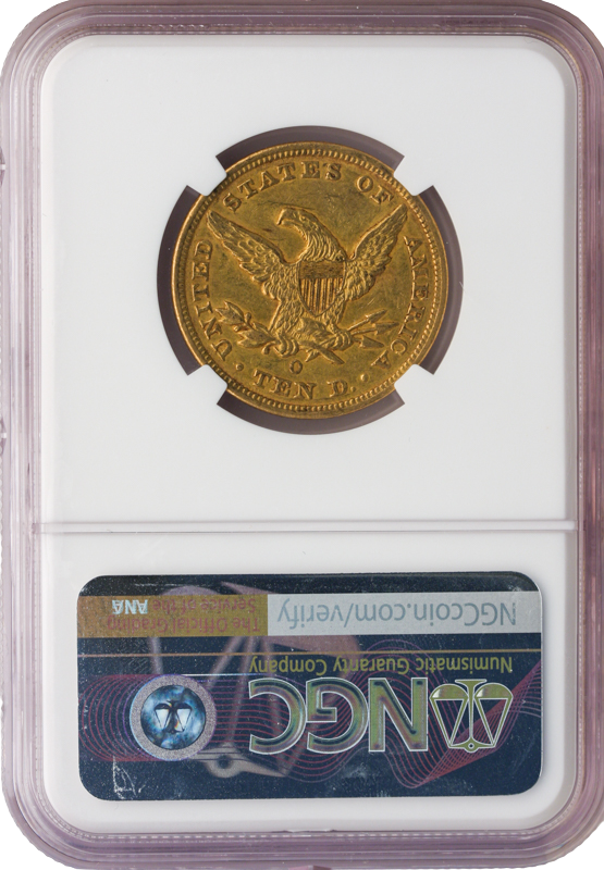1851-O $10 Liberty NGC AU55 CAC 1851-O $10 Liberty NGC AU55 CAC