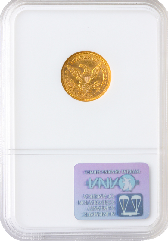 1861-S $2.50 Liberty NGC MS60