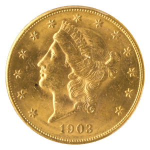 1903-S $20 Liberty PCGS MS63 CAC