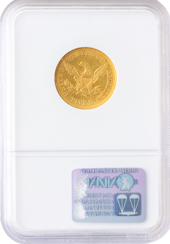 1864 $5 Liberty NGC AU58 CAC 1864 $5 Liberty NGC AU58 CAC