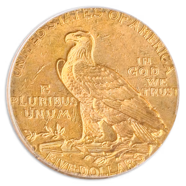 1910-D $5 Indian PCGS MS63 CAC 1910-D $5 Indian PCGS MS63 CAC