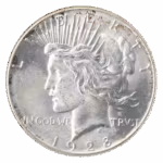 1928 Peace $1 NGC MS64