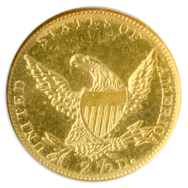 1834 $2.50 Classic NGC MS66 CAC 1834 $2.50 Classic NGC MS66 CAC