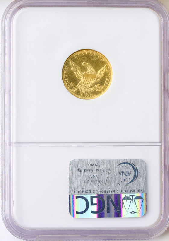 1834 $2.50 Classic NGC MS66 CAC 1834 $2.50 Classic NGC MS66 CAC