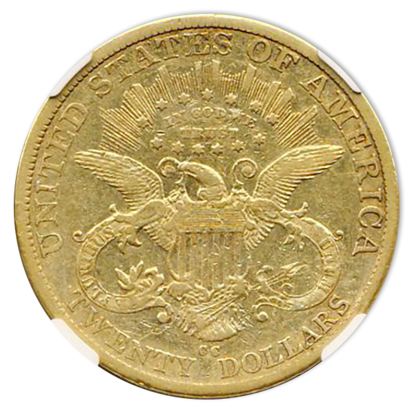 1879-CC $20 Liberty NGC XF40 CAC 1879-CC $20 Liberty NGC XF40 CAC