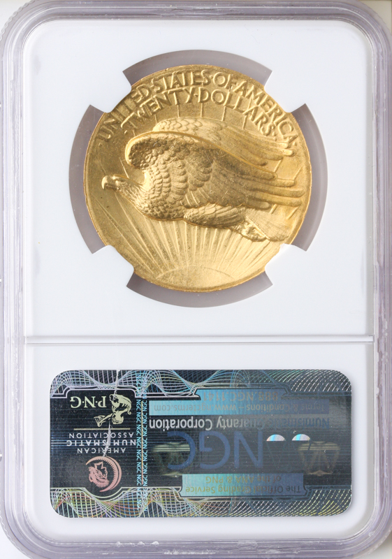 1907 $20 Saint Gaudens High Relief Wire Edge NGC MS63 1907 $20 Saint Gaudens High Relief Wire Edge NGC MS63