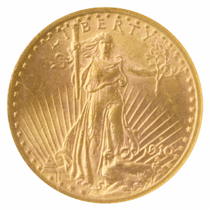 1910-S $20 ST GAUDENS NGC MS63