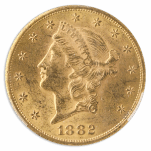 1882-CC $20 Liberty CACG MS61 1882-CC $20 Liberty CACG MS61