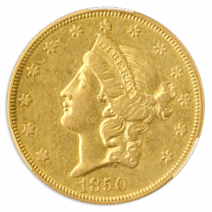 1850-O $20 Liberty CACG XF40
