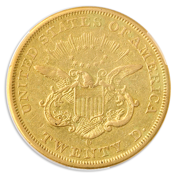 1850-O $20 Liberty CACG XF40 1850-O $20 Liberty CACG XF40