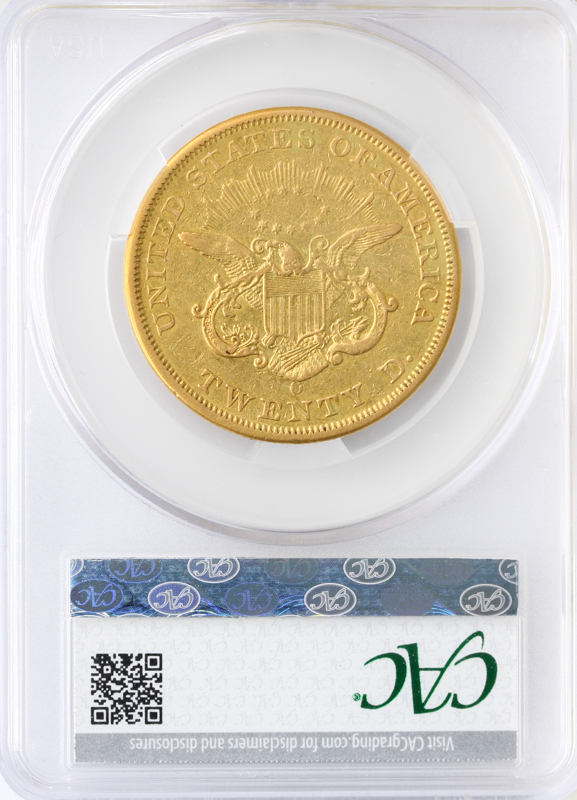 1850-O $20 Liberty CACG XF40 1850-O $20 Liberty CACG XF40