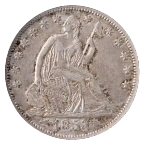 1853-O Standing Liberty Half Dollar “Arrows and Rays”