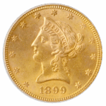 1899-S $10 Liberty PCGS MS64