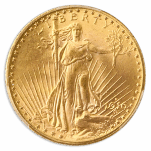 1916-S $20 Saint Gaudens PCGS MS64 CAC