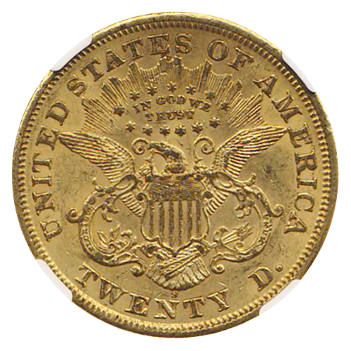 $20 LIBERTY 1869-S NGC
