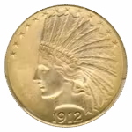 1912-S $10 Indian CACG MS65