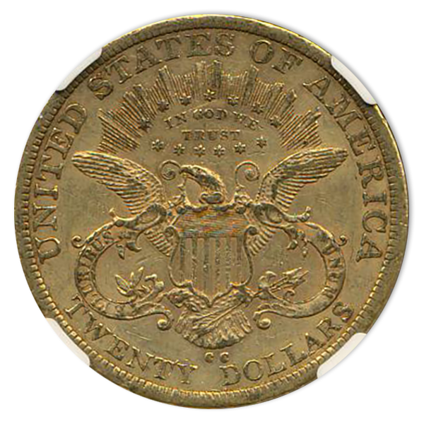 1878-CC $20 Liberty NGC XF45 CAC 1878-CC $20 Liberty NGC XF45 CAC