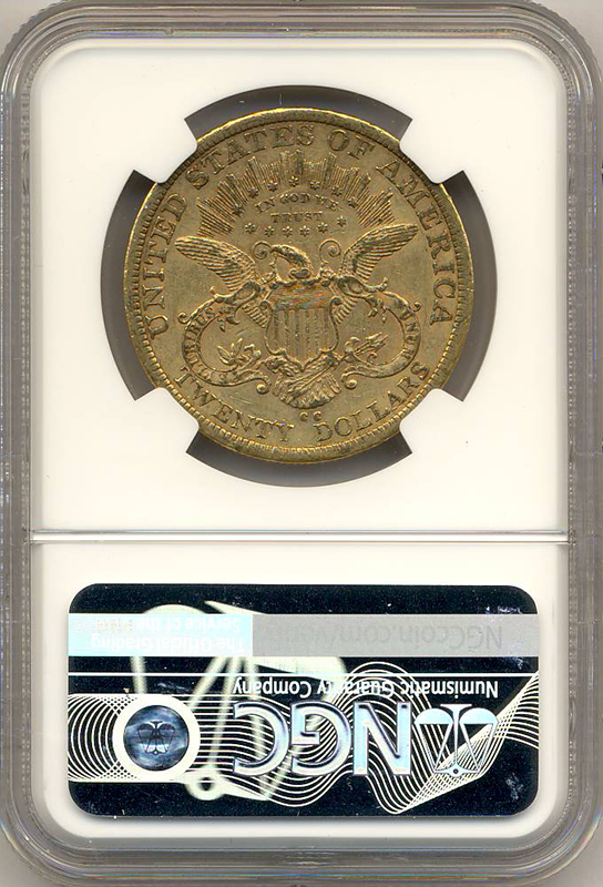 1878-CC $20 Liberty NGC XF45 CAC 1878-CC $20 Liberty NGC XF45 CAC