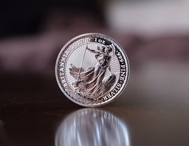 Silver Britannia coin. Photo: Osama Madlom/Unsplash