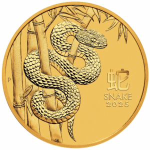 2025 10 oz Gold Perth Mint Lunar Snake