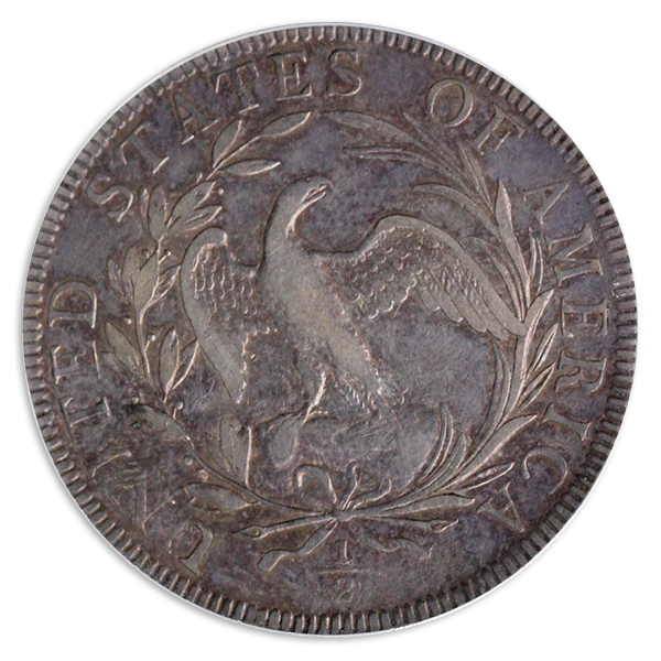 1796 Draped Bust Half Dollar 15 Stars PCGS XF40 CAC 1796 Draped Bust Half Dollar 15 Stars PCGS XF40 CAC