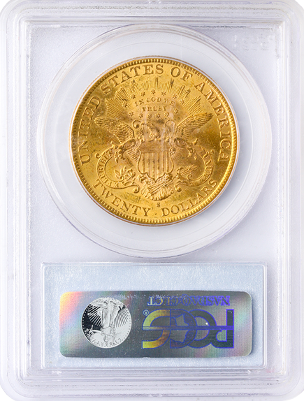 1891-S $20 Liberty PCGS MS62 CAC +
