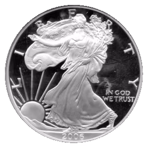 2006-W 1 oz Silver Eagle NGC