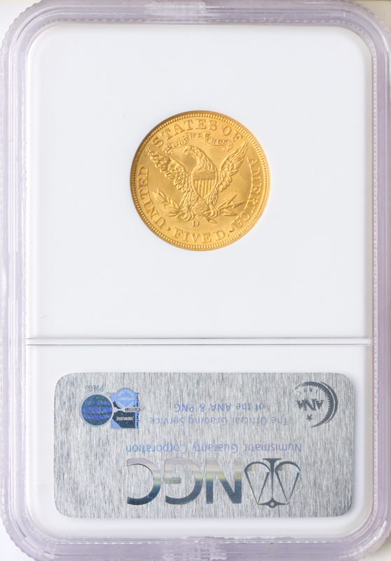 1907-D $5 Liberty NGC MS65 1907-D $5 Liberty NGC MS65