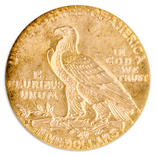 1908-D $5 Indian NGC MS63 1908-D $5 Indian NGC MS63