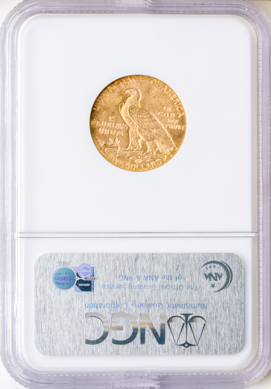 1908-D $5 Indian NGC MS63 1908-D $5 Indian NGC MS63