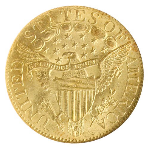 1806 $5 Draped Bust Knobbed 6 7x6 NGC MS63 CAC