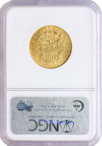 1806 $5 Draped Bust Knobbed 6 7x6 NGC MS63 CAC