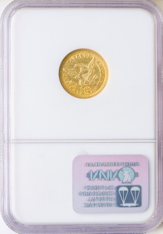 1846-O $2.50 Liberty NGC AU55 1846-O $2.50 Liberty NGC AU55