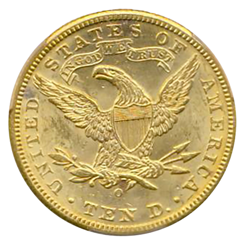 1892-O $10 Liberty PCGS MS62 CAC